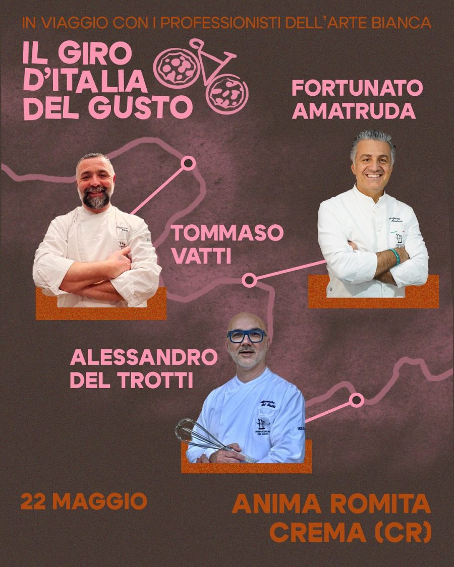 il 22 maggio Fortunato Amatruda e Anima Romita ospitano il Giro d’Italia del Gusto e i suoi Ambasciatori